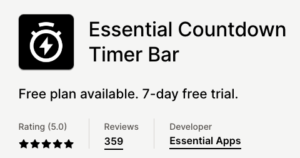 Adding a countdown timer to your product page is a great way to increase sales. The timer creates a sense of urgency among buyers, triggering FOMO and encouraging them to take action.