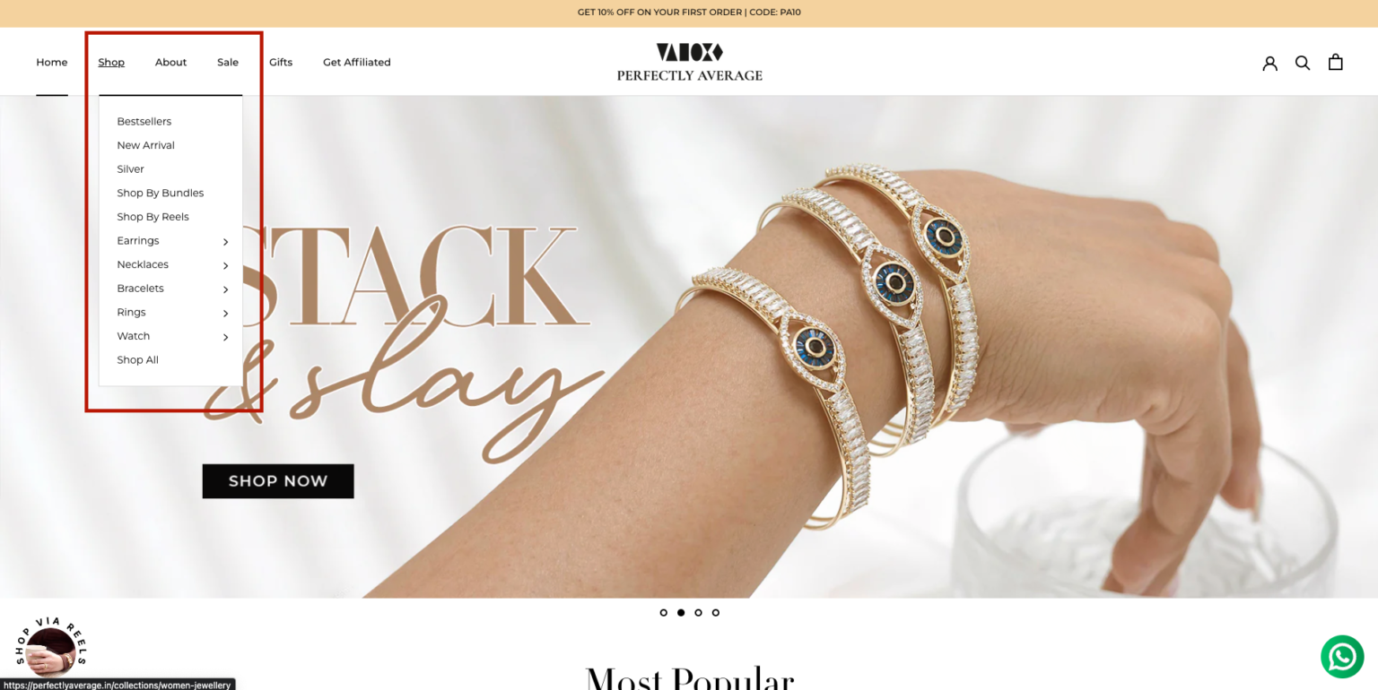 Examples of Shopify Collections