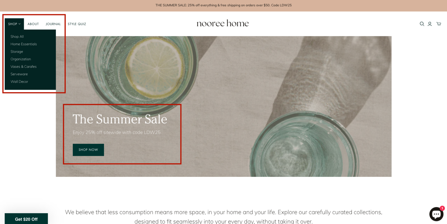 Examples of Shopify Collections