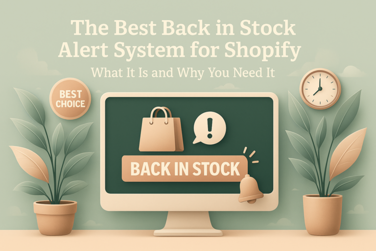 Back in Stock Alert System