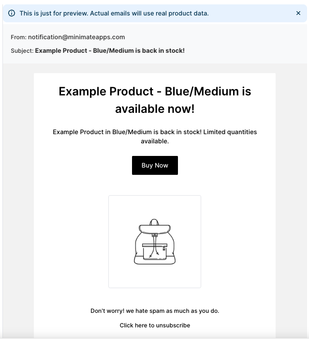 back in stock alert for Shopify stores - shopify plugins
