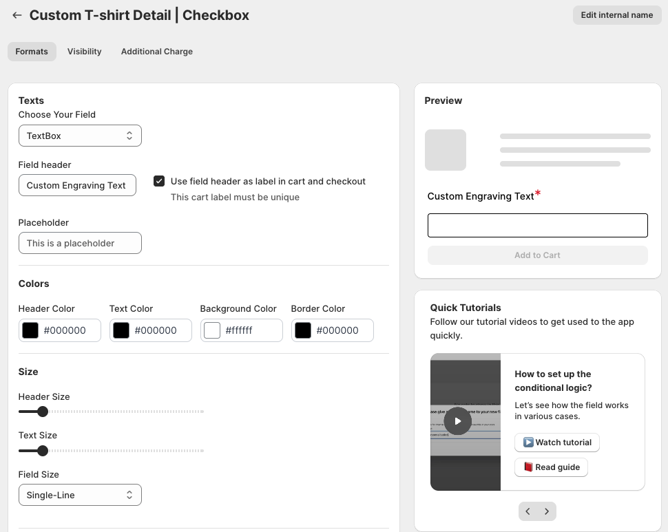 customization - product customization
