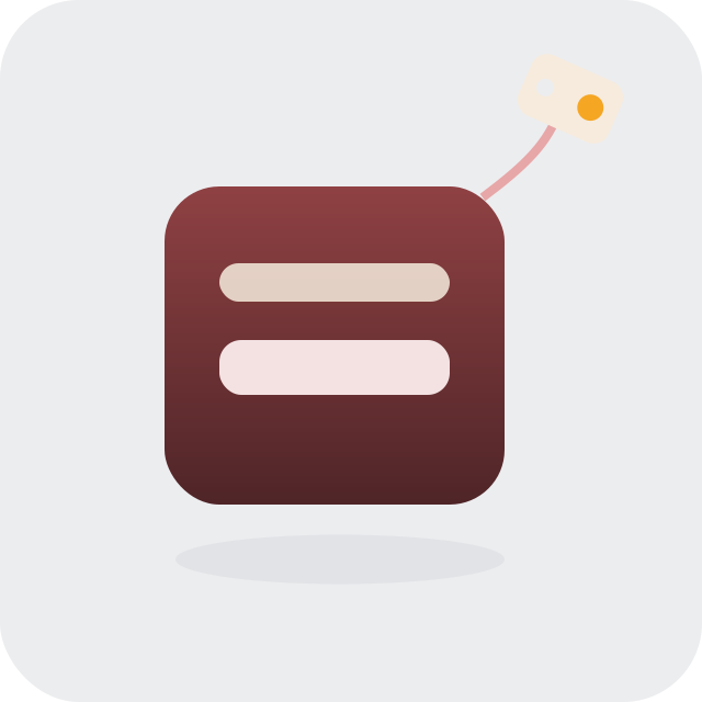 gift message shopify field shown as a product card with a highlighted row and a small amber gift tag