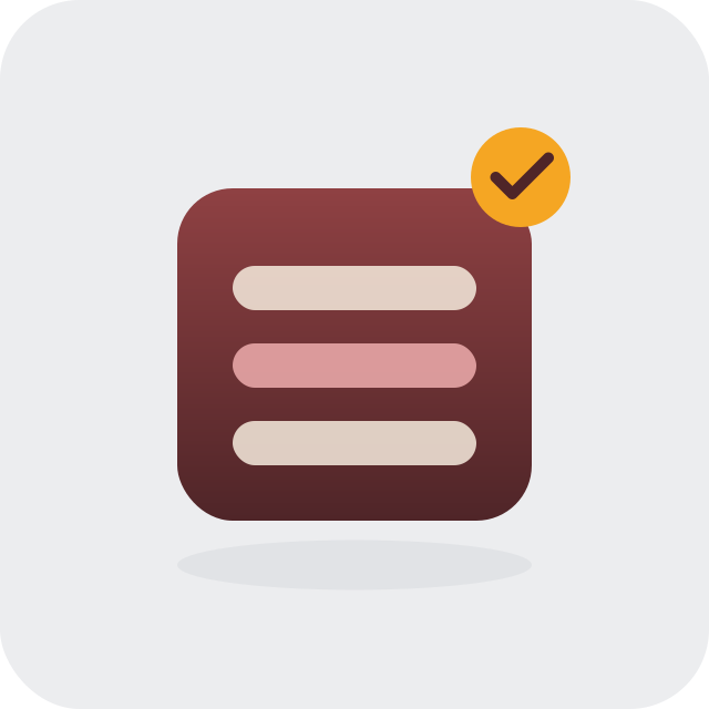 personalization text box horizon theme shown as a product card with input rows and an amber verified badge