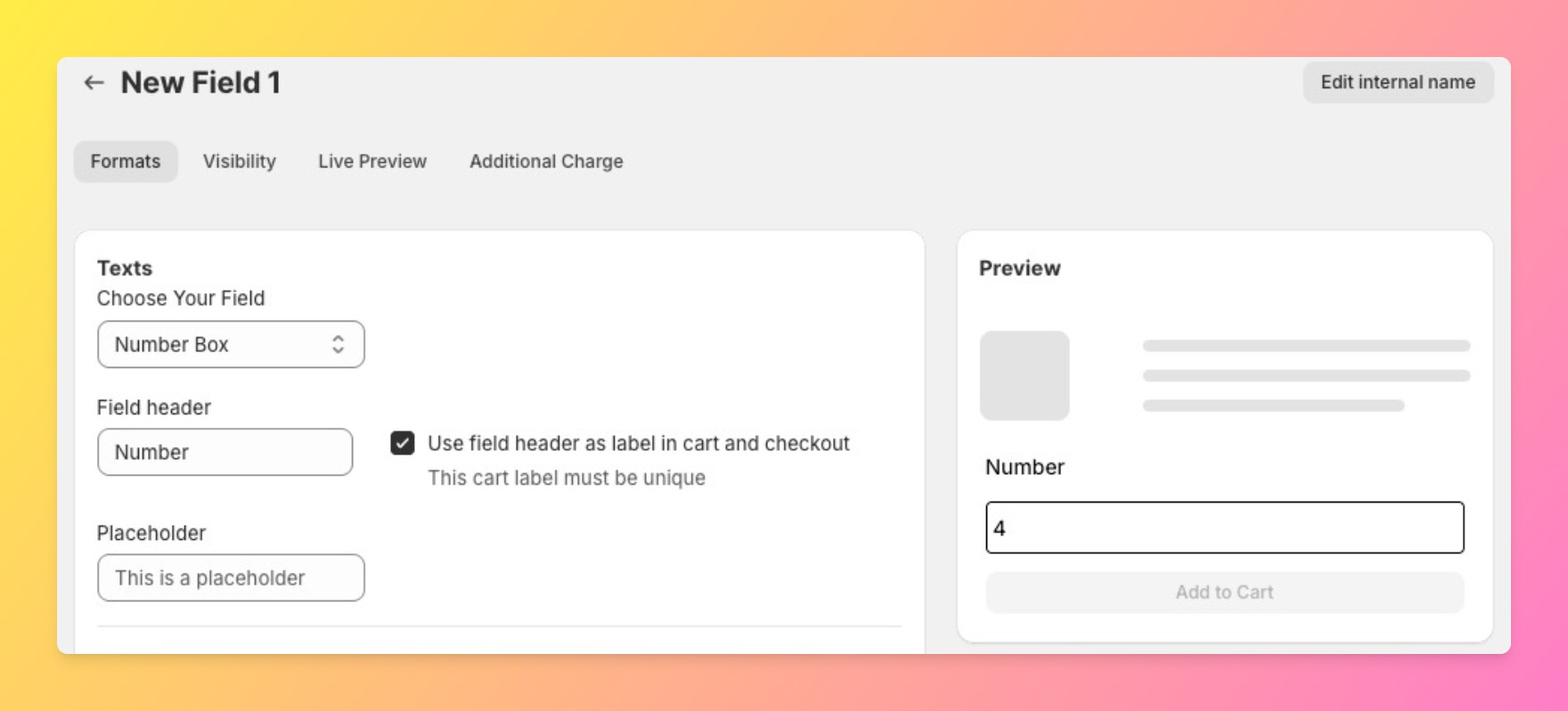How to Add a Number Input Field to Shopify Product Pages