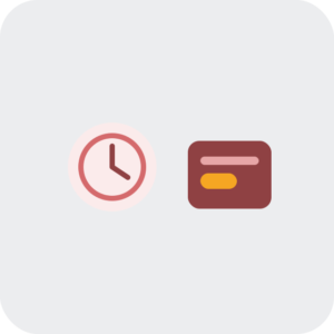 shopify inventory countdown vs low stock badge shown as a timer icon next to an amber-accented stock counter badge