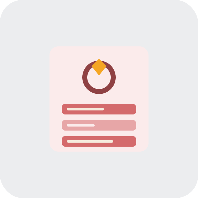 shopify personalization jewelry shown as a ring with an amber gem above input fields