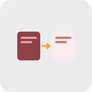 teeinblue alternative shown as switching from one app card to a lighter app card