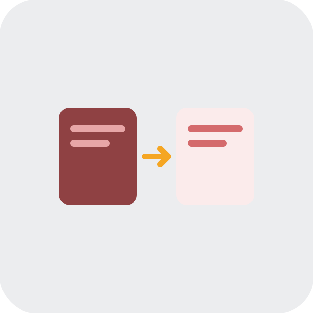 teeinblue alternative shown as switching from one app card to a lighter app card