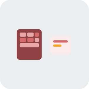 zepto product personalizer shown as a complex multi-option app card next to a simpler amber-accented alternative card