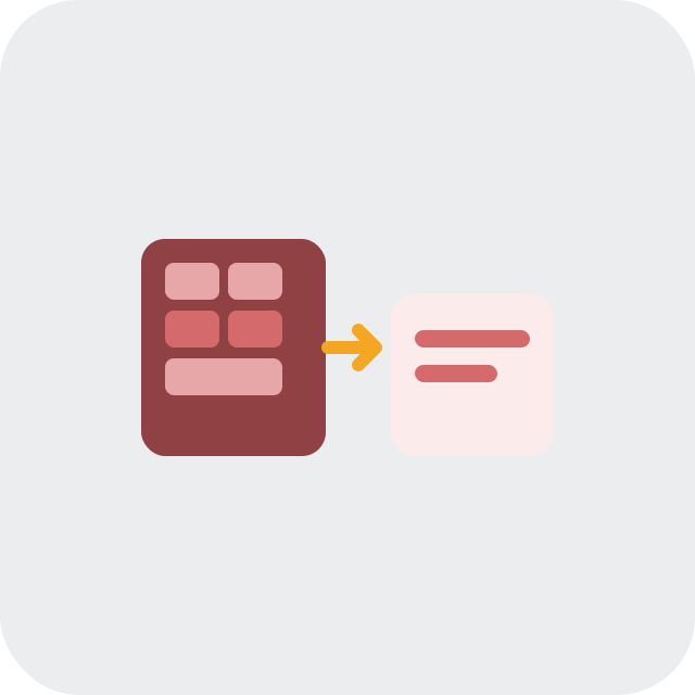 easify alternative shown as switching from a denser option grid to a lighter app card