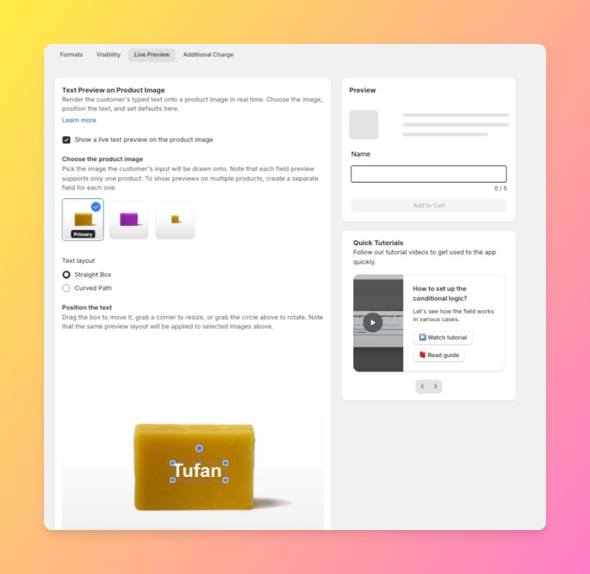 How to Preview Personalized Products Before Add to Cart