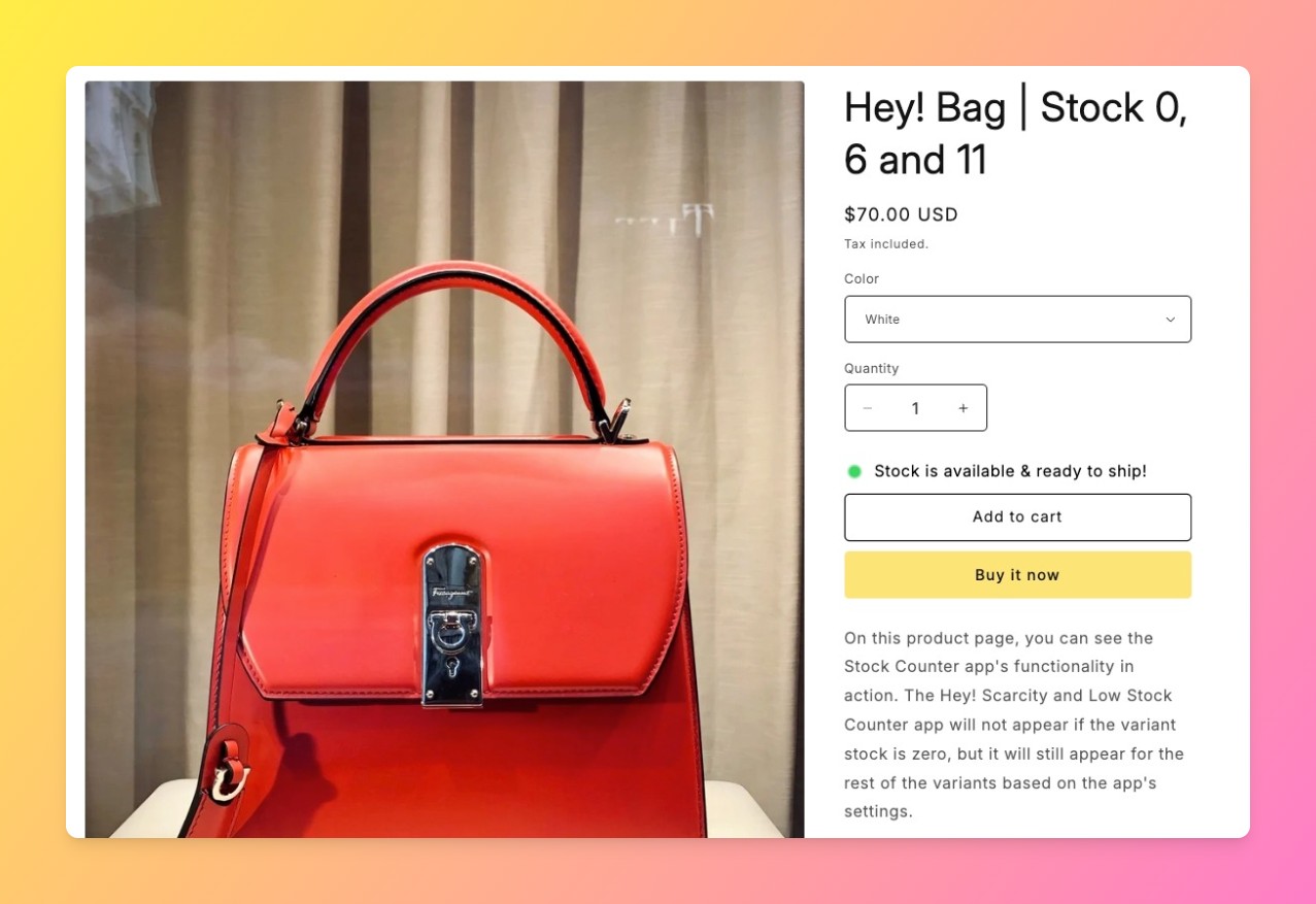 How to Display Low Stock by Variant on Shopify