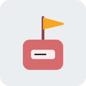 shopify pre-launch product page: launch flag and signup card illustration