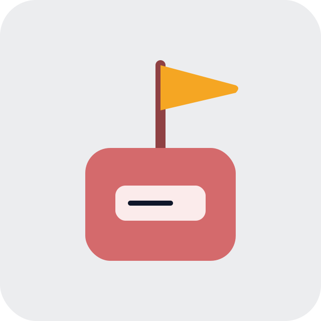 shopify pre-launch product page: launch flag and signup card illustration