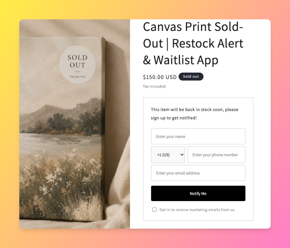 stoq alternative: restock alert & waitlist app