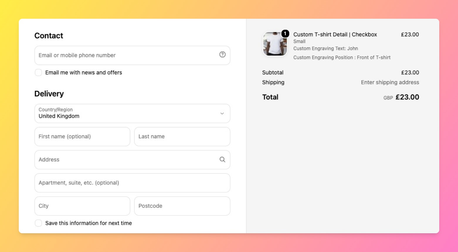 How to Add Custom Fields to the Shopify Checkout (and What You Can Actually Edit)